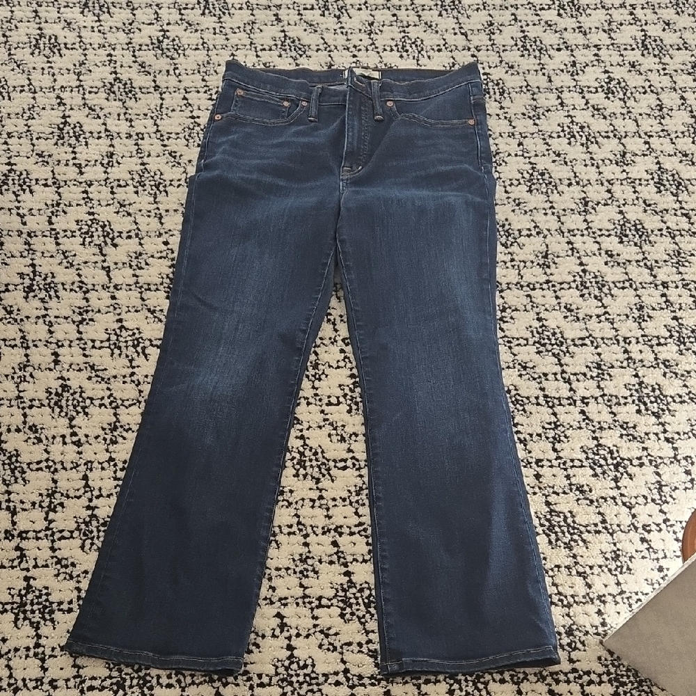 Madewell Dark Blue Flare Jeans
